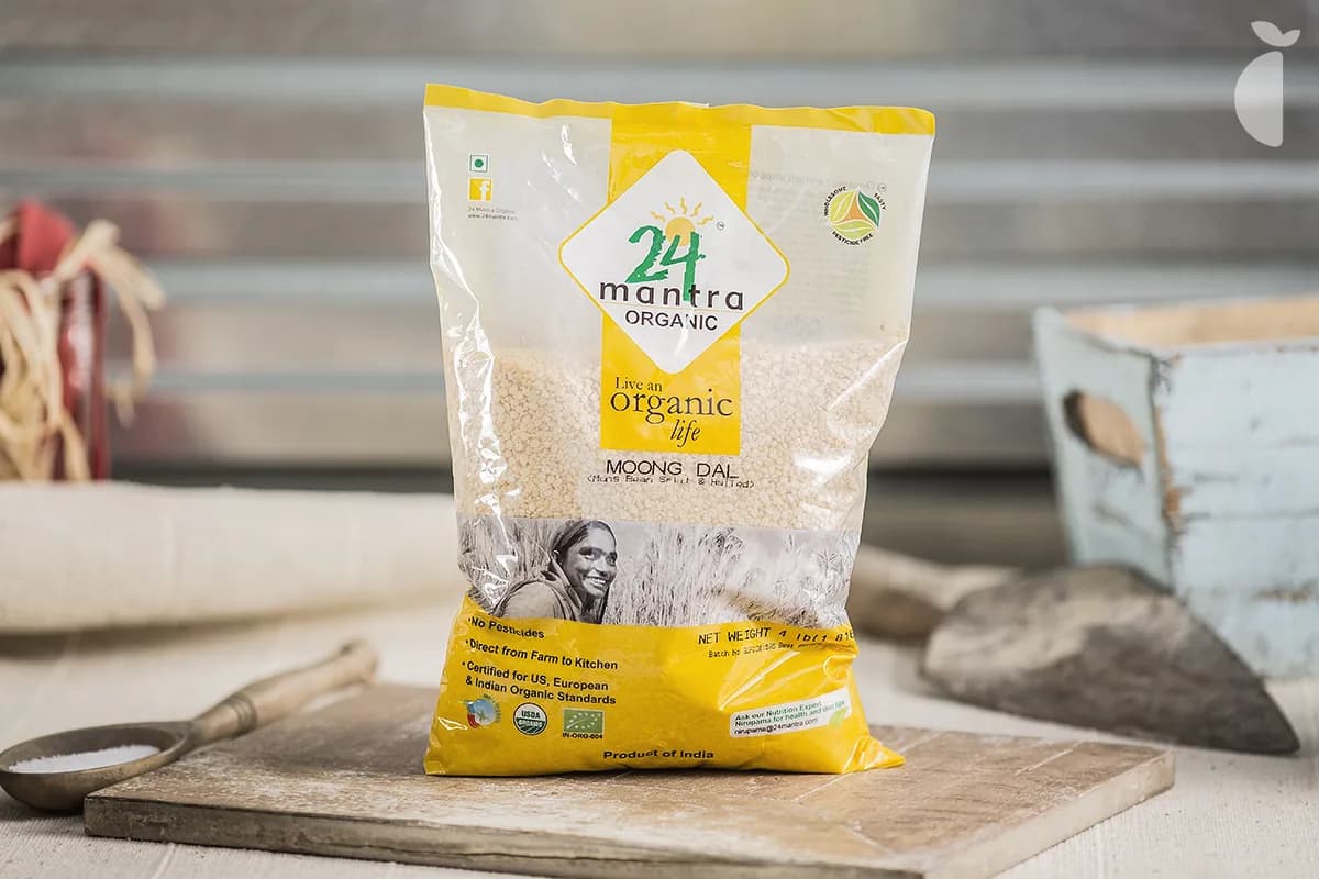 Beans Mung Split Hulled Moong — 4 lb