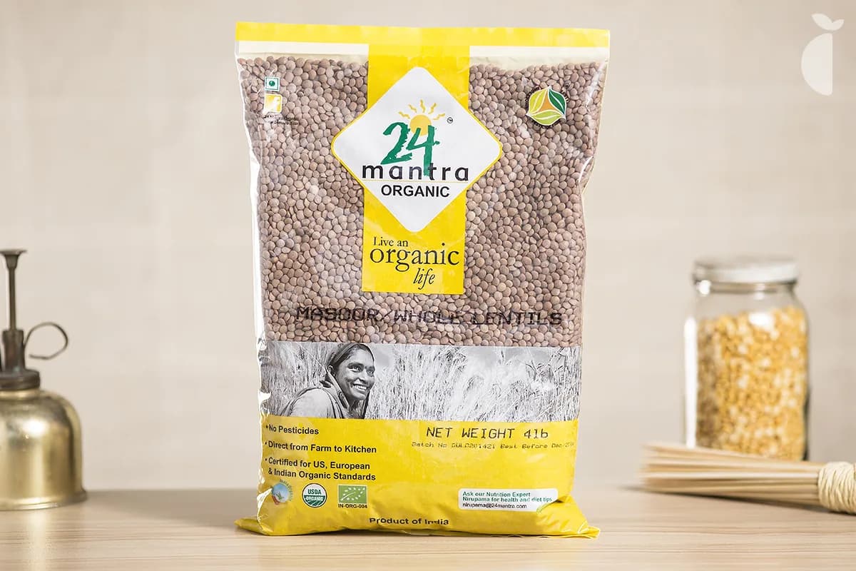 Whole Lentils Masoor — 4 lb