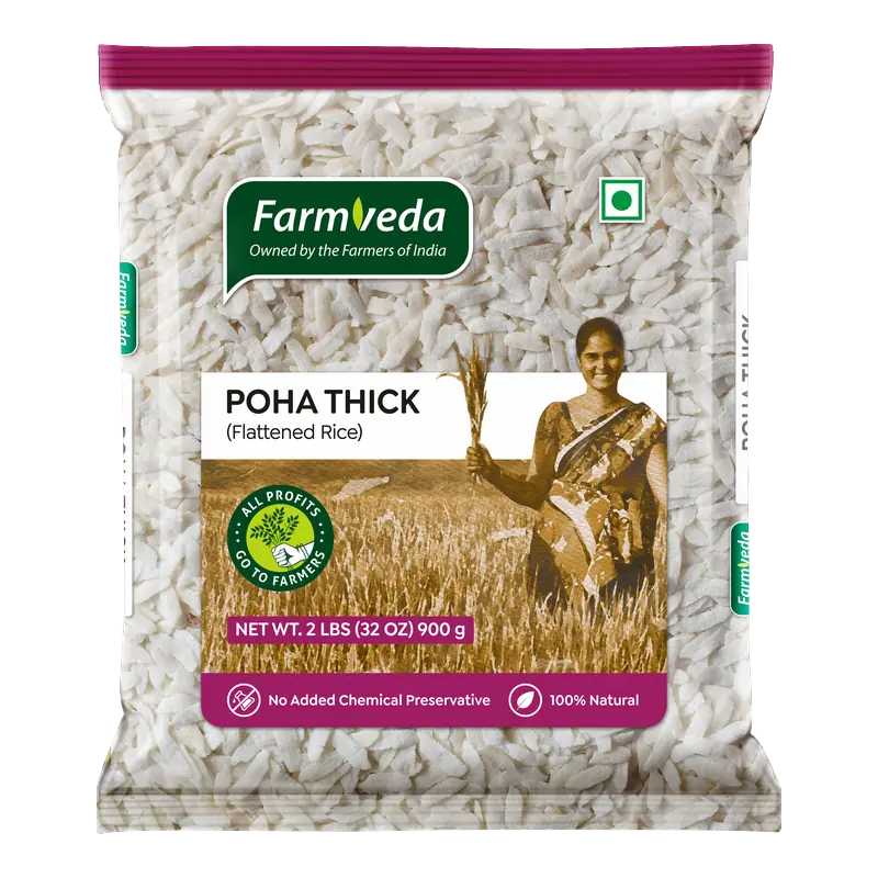 Thick Poha (Flattened Rice) — 2 lb
