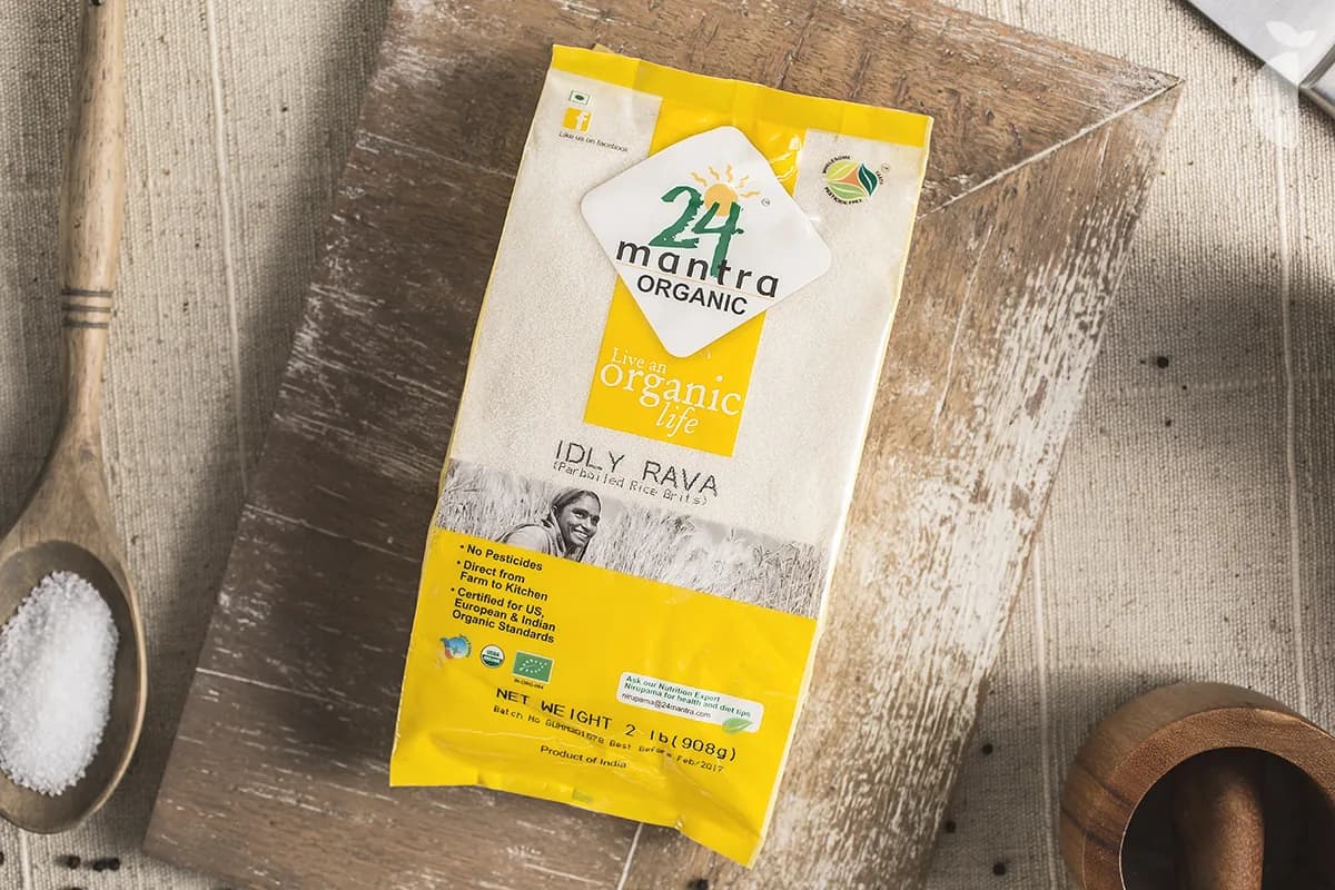 Rice Grits Parboiled Idly Rava — 2 lb