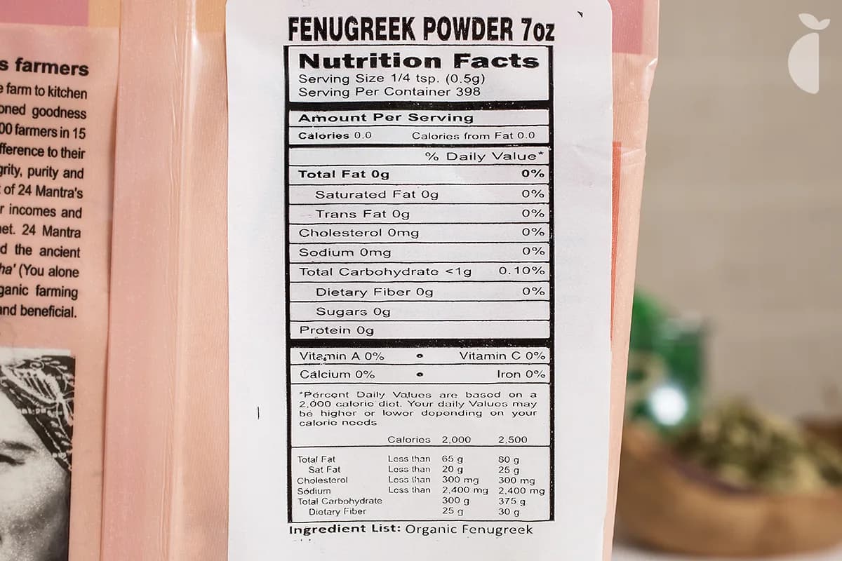 Spice Powder Fenugreek — 7 oz