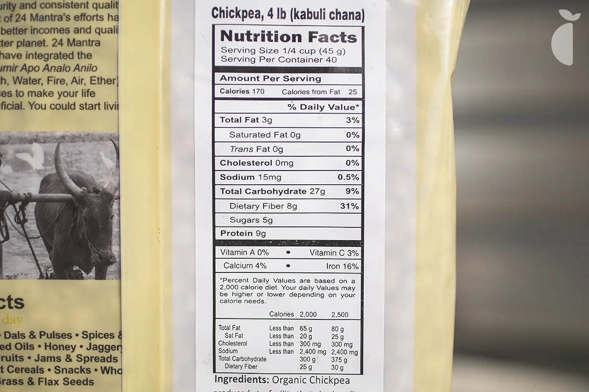 Chickpeas Kabuli Chana — 4 lb