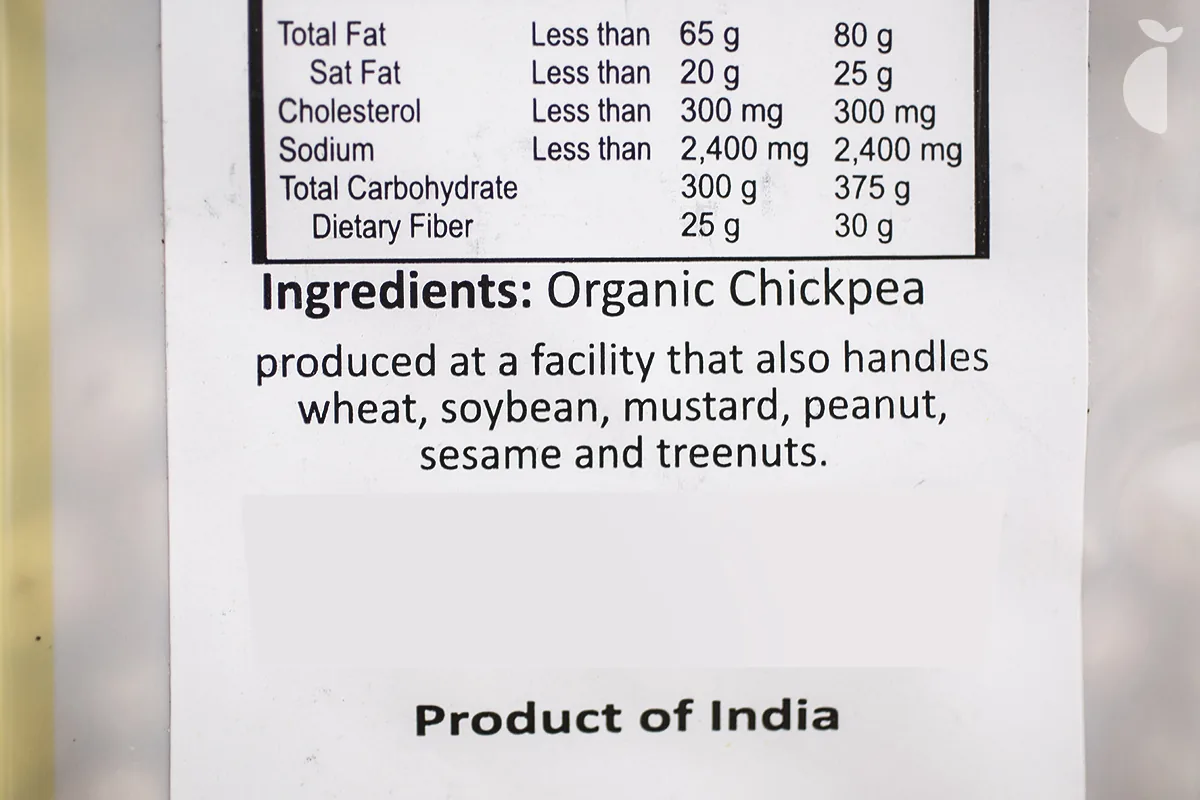 Chickpeas Kabuli Chana — 4 lb