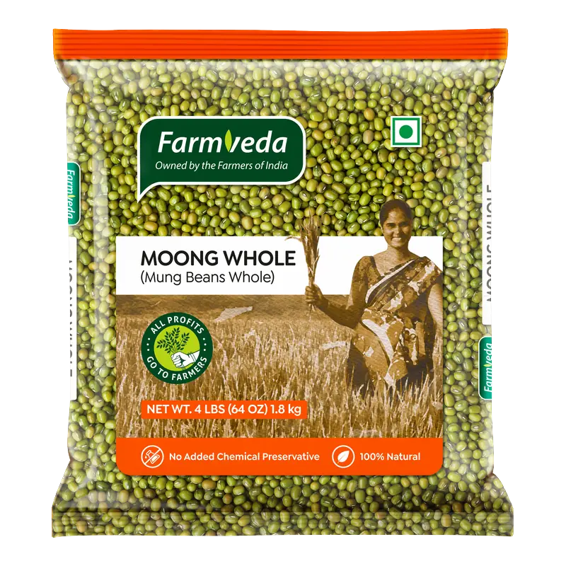 Whole Green Moong — 4 lb