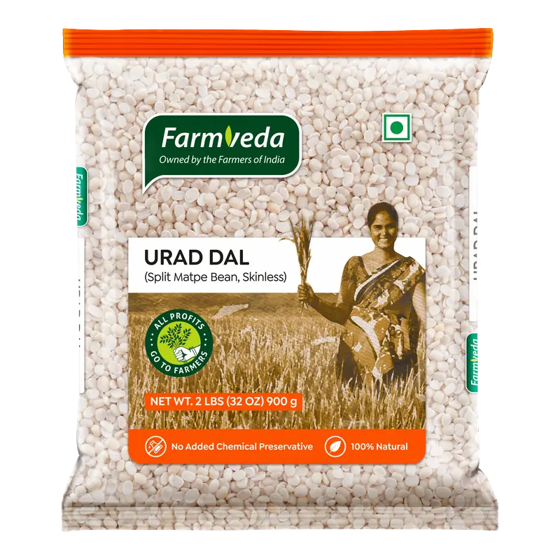 Urad Dal (Split Black Gram) — 2 lb