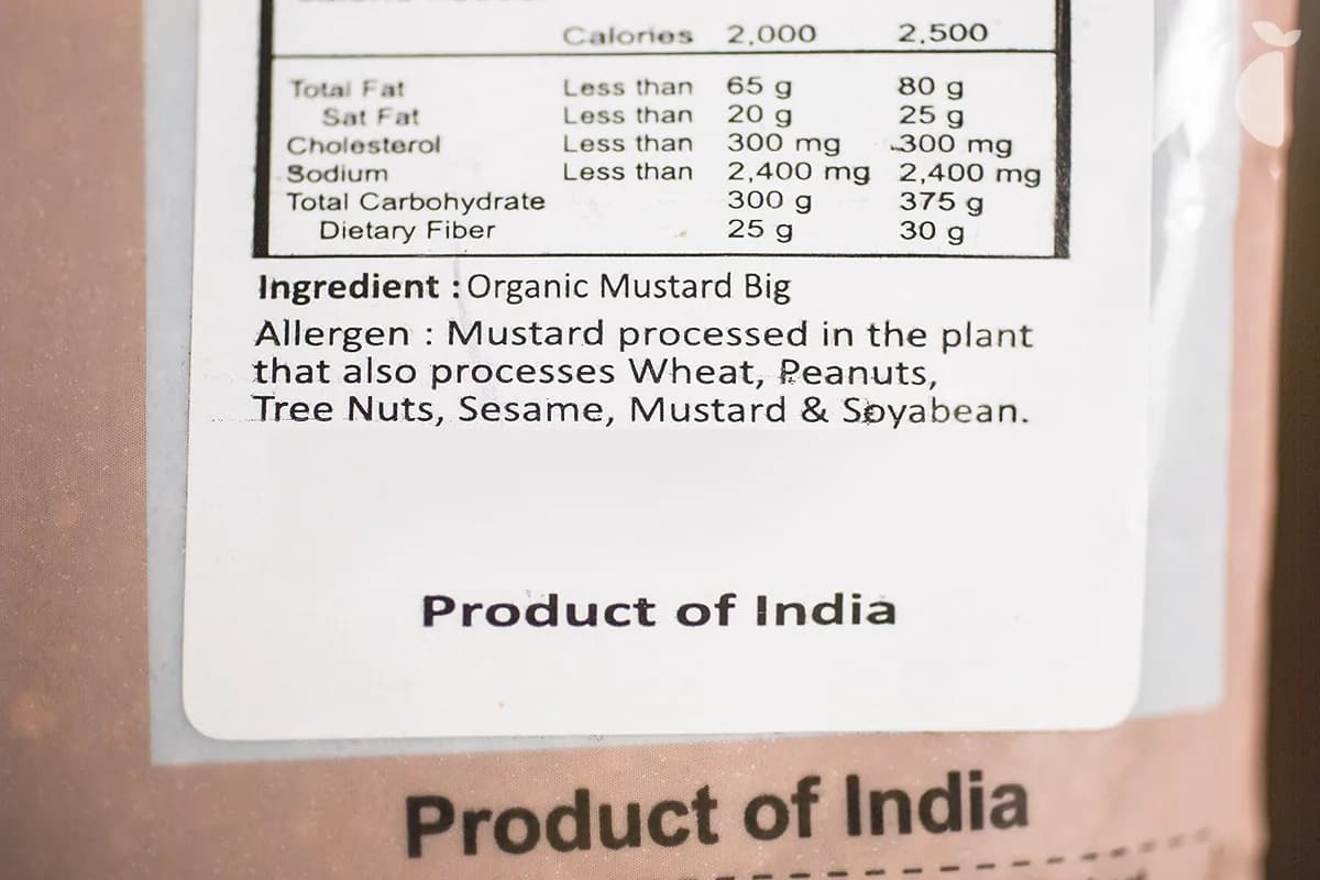 Spice Whole Mustard — 7 oz
