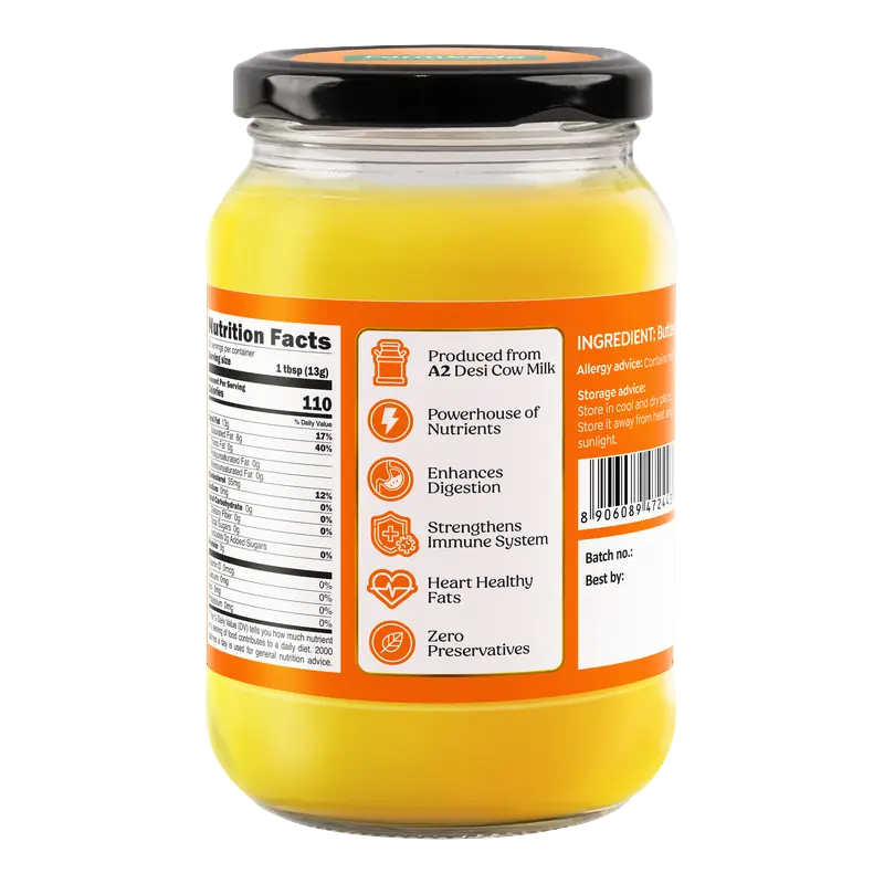 Pure Cow Ghee — 14 oz (415 g)