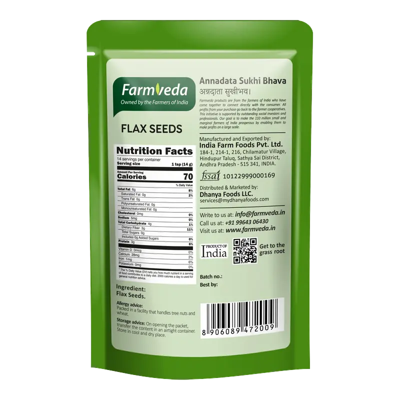 Flax Seeds (Alsi) — 200 g