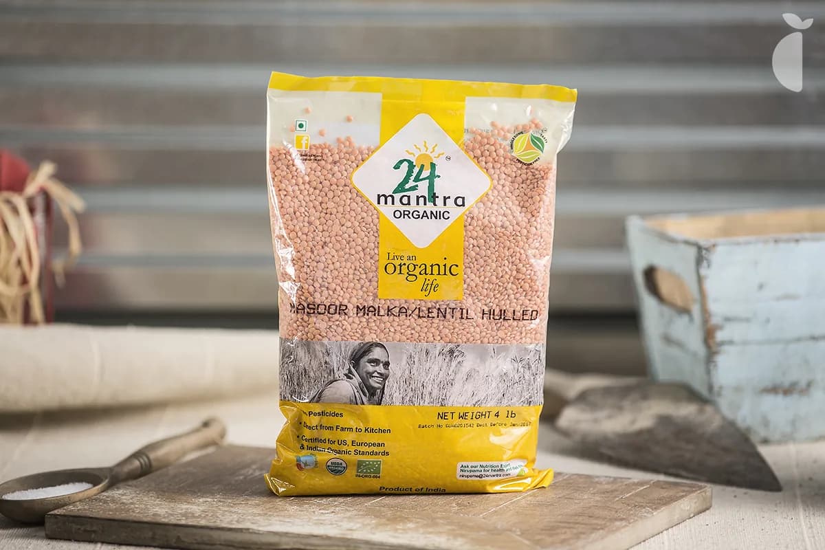 Lentils Hulled Masoor Malka — 4 lb