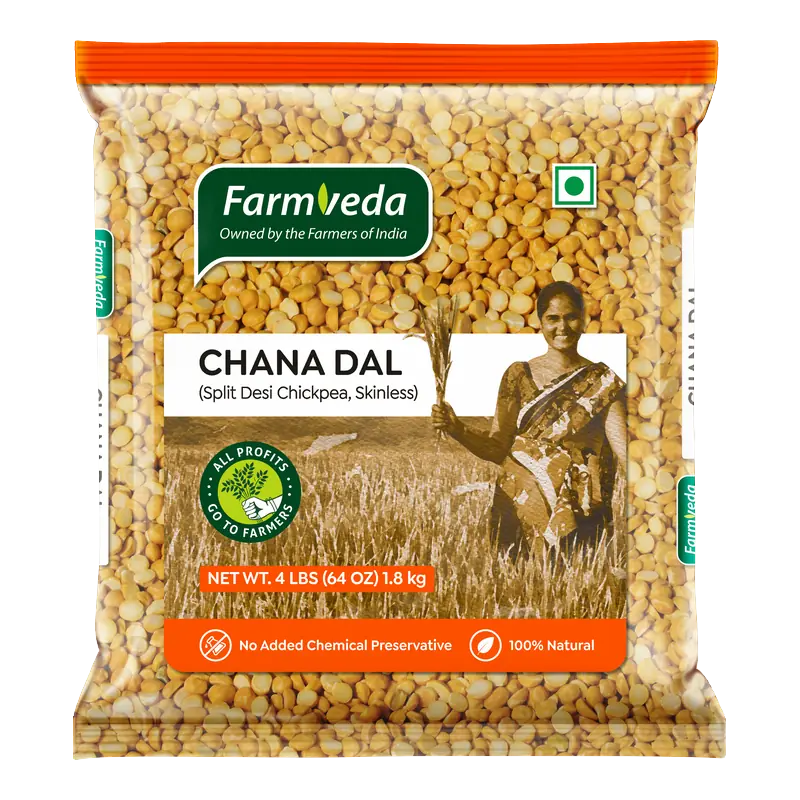 Chana Dal (Split Bengal Gram) — 4 lb